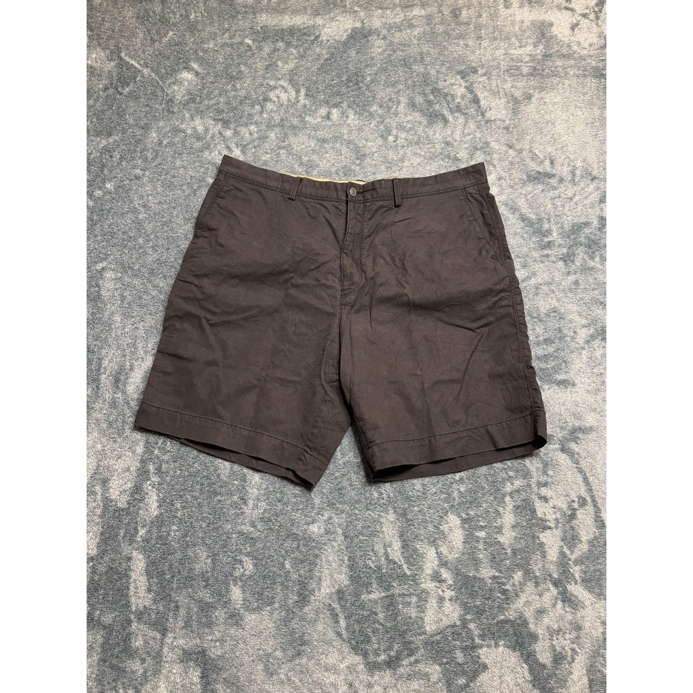 Tommy Bahama Mens Black Chino Shorts Size 40 Cotton Tencel Stretch